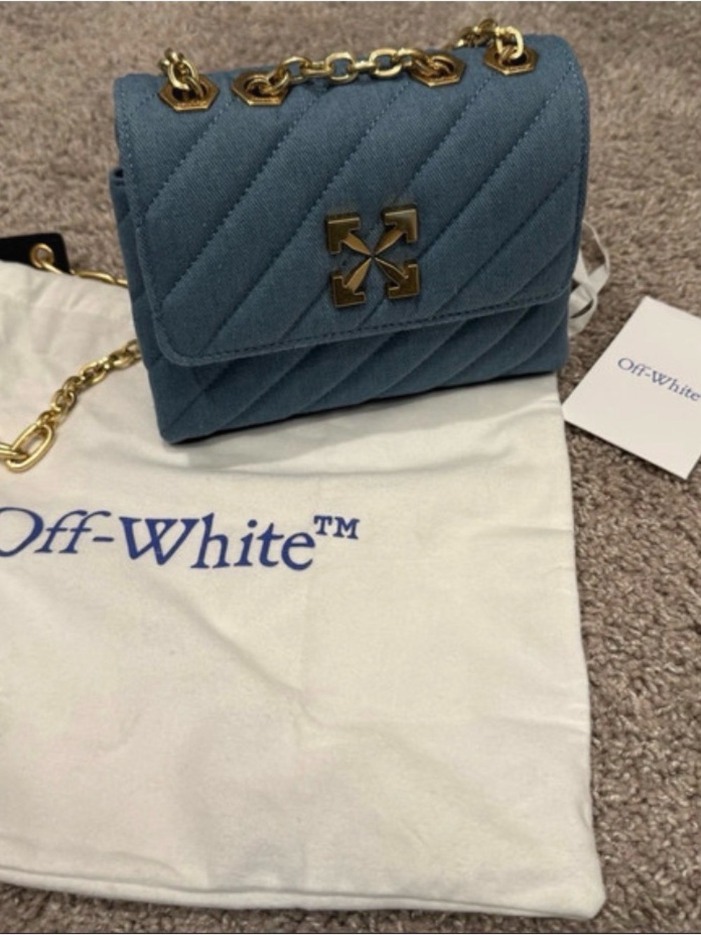 Off-White Jackhammer 17 Matelassè Bag